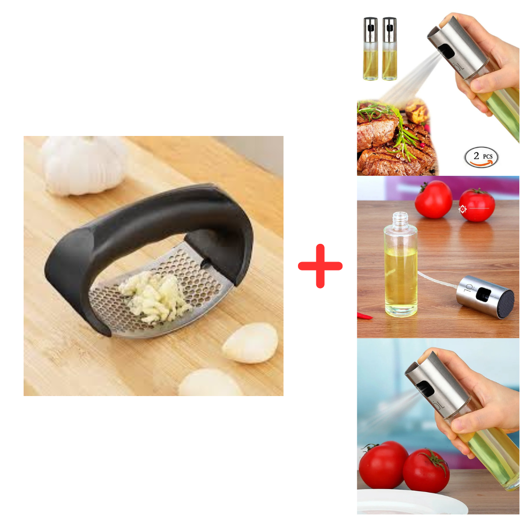 Miniatura 7 de triturador ajos + dispensador de aceite